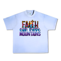 Grape Ice Faith Can Move Mountains Urban Heavy Tee - LillyAllenDesigns