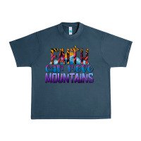 Midnight Navy Faith Can Move Mountains Urban Heavy Tee - LillyAllenDesigns