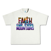 Pistachio Faith Can Move Mountains Urban Heavy Tee - LillyAllenDesigns