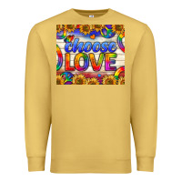 Antique Gold Western Choose Love Tumbler Premium Sweatshirt - BundleAndBundleShop