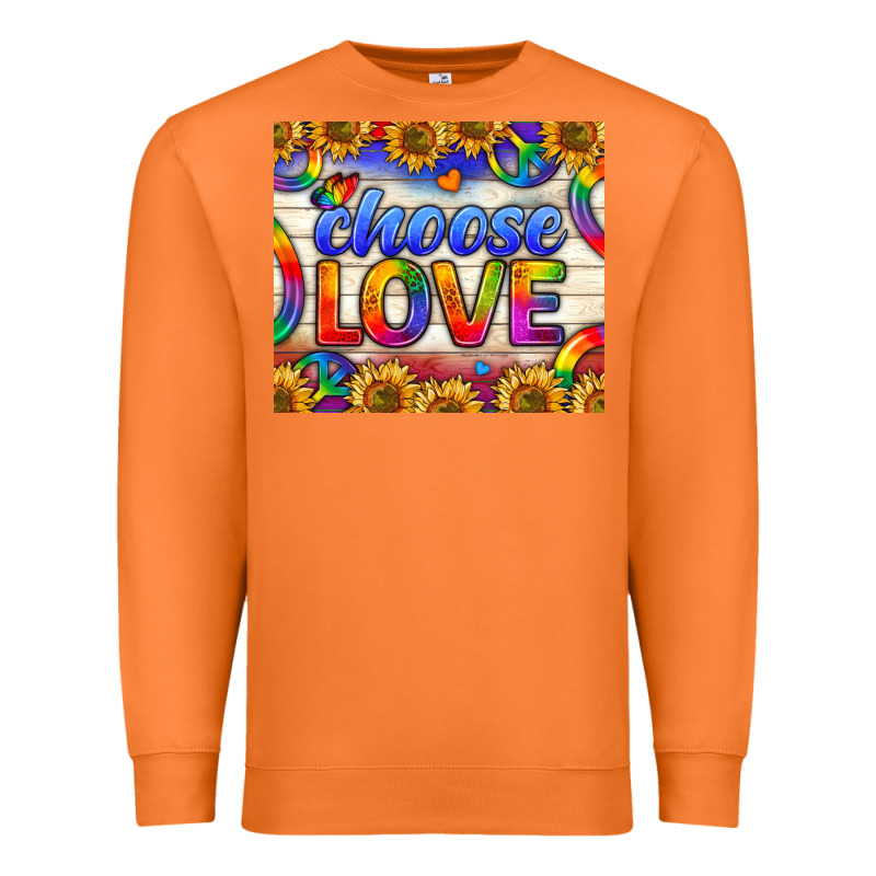 Western Choose Love Tumbler Premium Sweatshirt by BundleAndBundleShop | Teevron