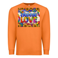 Carrot Western Choose Love Tumbler Premium Sweatshirt - BundleAndBundleShop