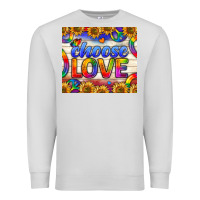 Dove Grey Western Choose Love Tumbler Premium Sweatshirt - BundleAndBundleShop
