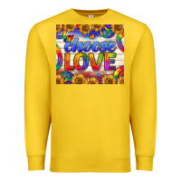 Lemon Western Choose Love Tumbler Premium Sweatshirt - BundleAndBundleShop