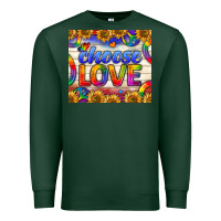 Sports Green Western Choose Love Tumbler Premium Sweatshirt - BundleAndBundleShop