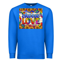 True Royal Western Choose Love Tumbler Premium Sweatshirt - BundleAndBundleShop