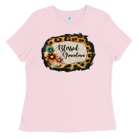 Bubblegum Pink blessed grandma Ladies Tee - Jasminsmagicworld