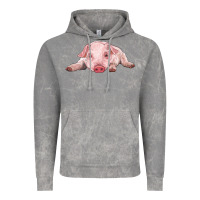 Cloud Rock baby pig Vintage Hoodie - RanaPortraitStore