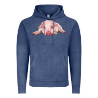Vintage Denim baby pig Vintage Hoodie - RanaPortraitStore