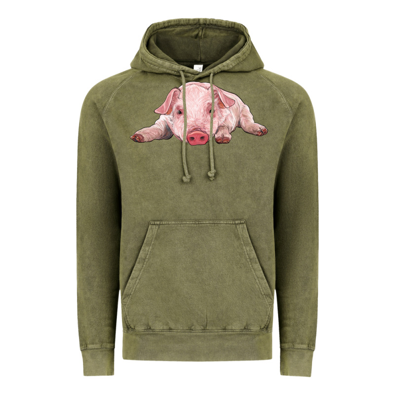 Baby Pig Vintage Hoodie by RanaPortraitStore | Teevron