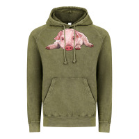 Vintage Olive baby pig Vintage Hoodie - RanaPortraitStore