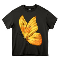 Asphalt Flying Cloudless Sulphur Butterfly Heavy Core Tee - LillyAllenDesigns