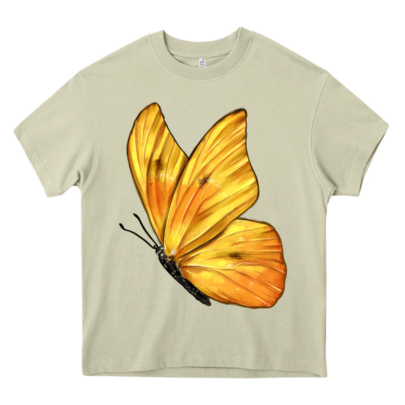 Flying Cloudless Sulphur Butterfly Heavy Core Tee by LillyAllenDesigns | Teevron