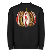 Black Baseball Pumpkin Heavyweight Sweatshirt - texasbilliewilder