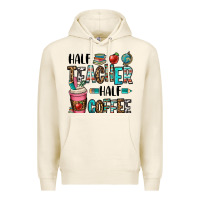Tofu half teacher half coffee Premium Hoodie - OliviaCreatesArt