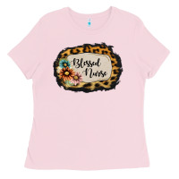 Bubblegum Pink blessed nurse Ladies Tee - Jasminsmagicworld