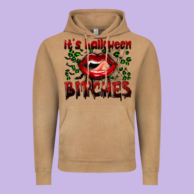 It's Halloween Bitches Vintage Hoodie Designed By Bundleandbundleshop