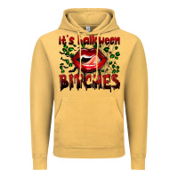 Vintage Mustard it's halloween bitches Vintage Hoodie - BundleAndBundleShop