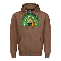 Chestnut St. Patrick's rainbow Zipper Hoodie - CowGirlArtShop