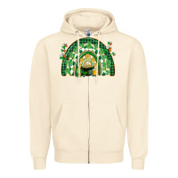Sandshell St. Patrick's rainbow Zipper Hoodie - CowGirlArtShop
