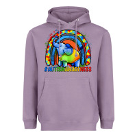 Lavender Autism Awareness Autism elephant Heavyweight Hoodie - FaDigitalArtStudio