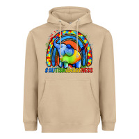 Mushroom Autism Awareness Autism elephant Heavyweight Hoodie - FaDigitalArtStudio