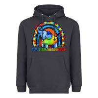 Smoke Autism Awareness Autism elephant Heavyweight Hoodie - FaDigitalArtStudio