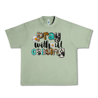 Oil Green Pray Without Ceasing Urban Heavy Tee - LillyAllenDesigns