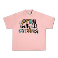 Salmon Pray Without Ceasing Urban Heavy Tee - LillyAllenDesigns