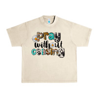 Sandshell Pray Without Ceasing Urban Heavy Tee - LillyAllenDesigns