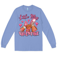 Colony Blue Little miss Valentine afro kid sneakers Long Sleeve Tee - RanaPortraitStore