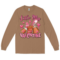 Toasted Coconut Little miss Valentine afro kid sneakers Long Sleeve Tee - RanaPortraitStore