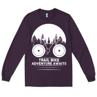 Plum Trail Bike Adventure Awaits Long Sleeve Tee - Bettercallsaul