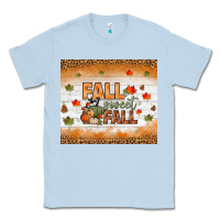 Dusty Blue fall sweet fall tumbler Classic Tee - BundleAndBundleShop