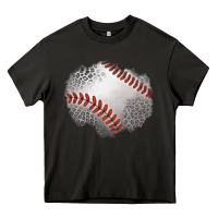 Asphalt leopard baseball patch Heavy Core Tee - Jasminsmagicworld