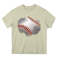 Mossy leopard baseball patch Heavy Core Tee - Jasminsmagicworld
