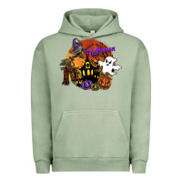 Pigment Oil Green halloween Urban Hoodie - SublimationCraftShop