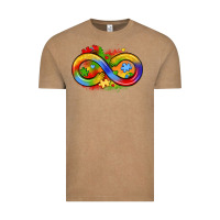 Vintage Coffee infinity symbol autism Vintage Tee - LillyAllenDesigns