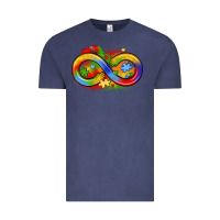 Vintage Denim infinity symbol autism Vintage Tee - LillyAllenDesigns