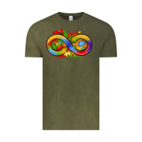 Vintage Olive infinity symbol autism Vintage Tee - LillyAllenDesigns