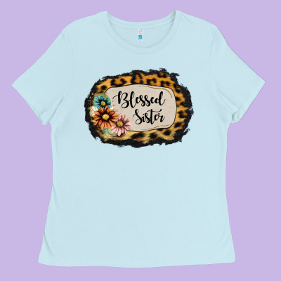 Blessed Sister Ladies Tee Designed By Jasminsmagicworld