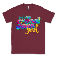 Burgundy just a small town girl Classic Tee - JahusDesignShop
