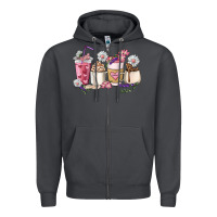 Smoke Mama coffee cup mother's day Zipper Hoodie - HowdyJamesFarm