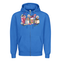 True Royal Mama coffee cup mother's day Zipper Hoodie - HowdyJamesFarm