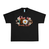 Black Western She Is Strong Urban Heavy Tee - LillyAllenDesigns