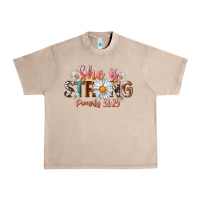 French Oak Western She Is Strong Urban Heavy Tee - LillyAllenDesigns