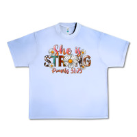 Grape Ice Western She Is Strong Urban Heavy Tee - LillyAllenDesigns