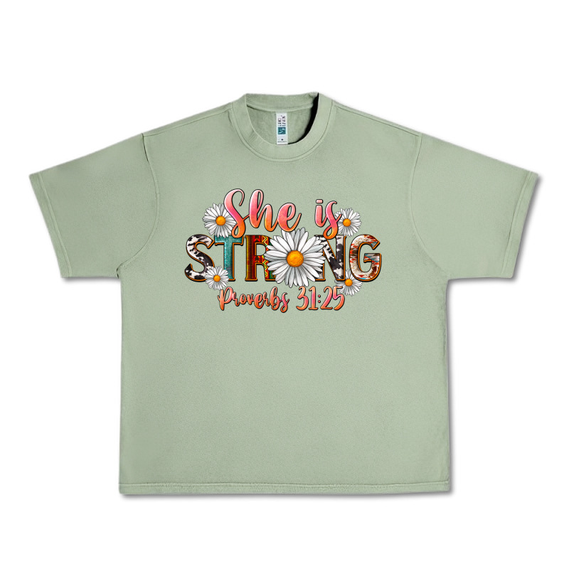 Western She Is Strong Urban Heavy Tee by LillyAllenDesigns | Teevron