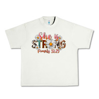 Pistachio Western She Is Strong Urban Heavy Tee - LillyAllenDesigns
