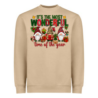 Mushroom It's the most wonderful time of the year Heavyweight Sweatshirt - NancyCooperArtShop